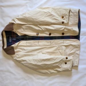 Lands' End Cream women's jacket size Medium
